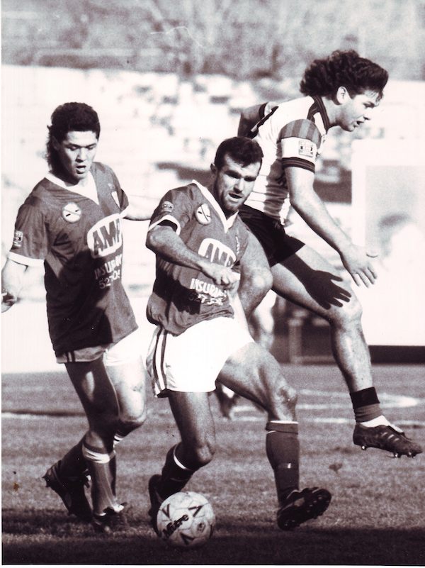 Alan Davidson, Josip Biskic, John Markovski