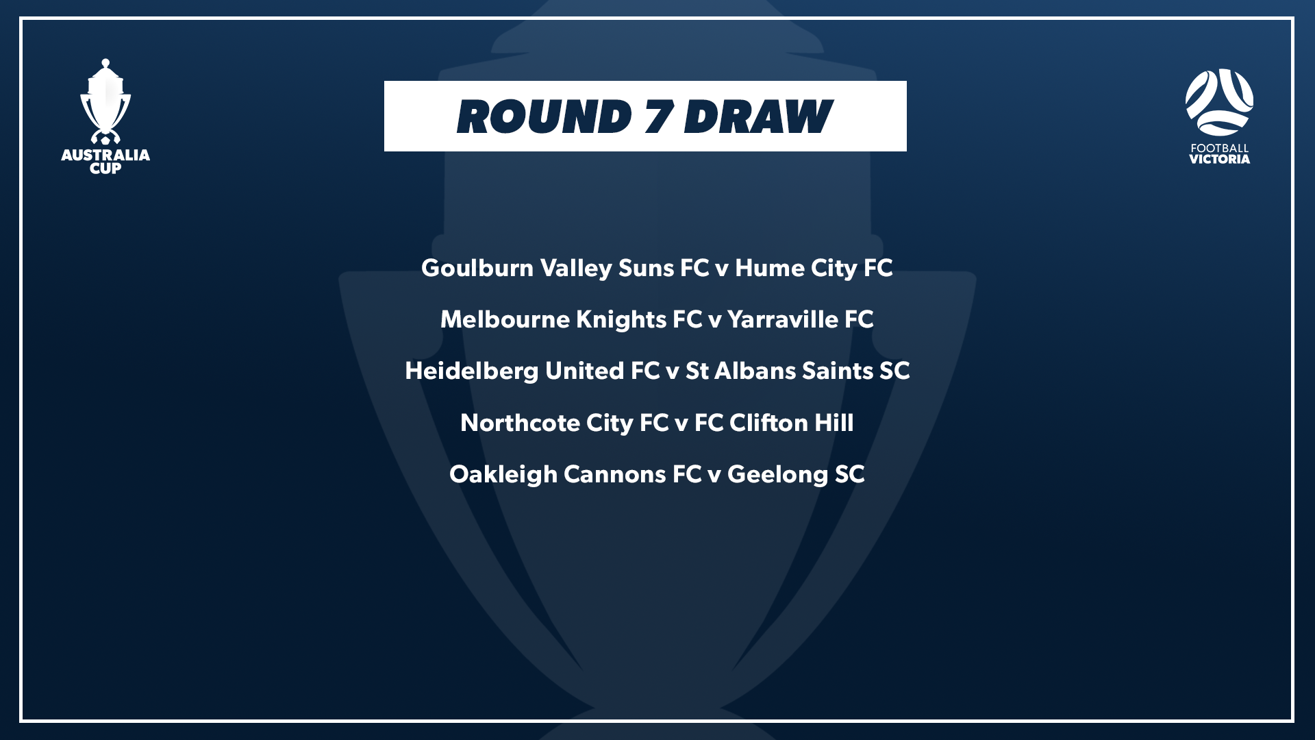 round 7 aus cup draw