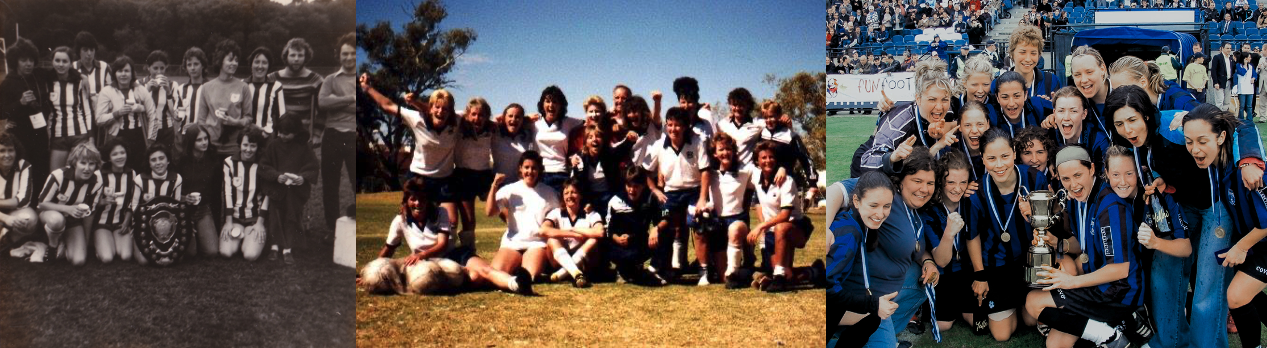 Women's Football Collage