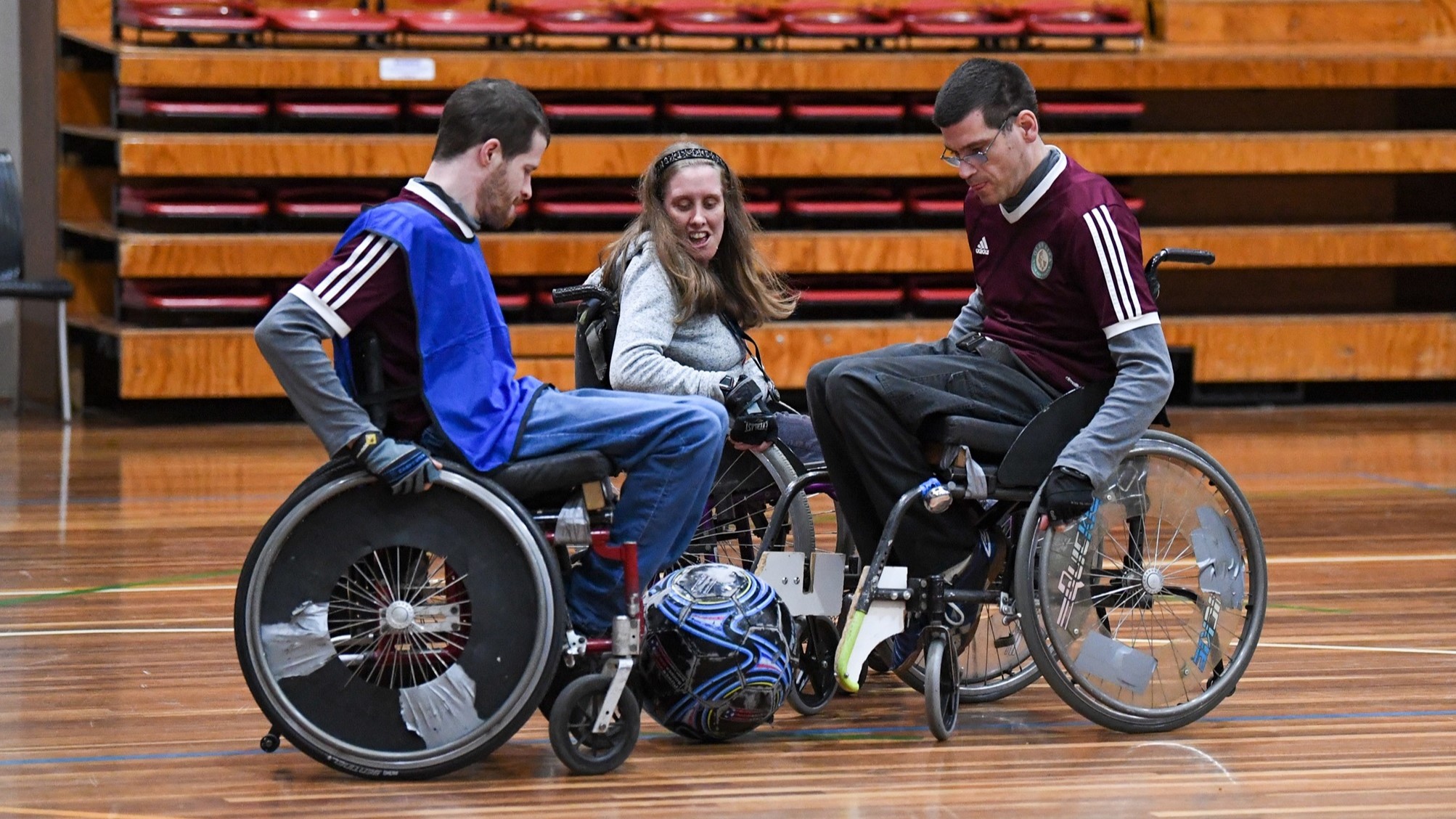 Wheelchair Football Players