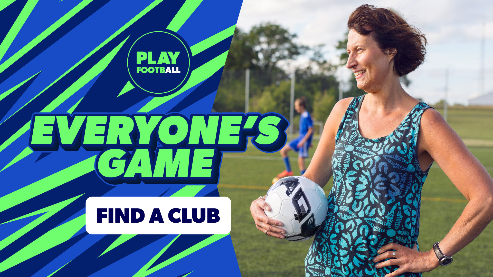 Play Football Everyones Game Female Club Volunteer