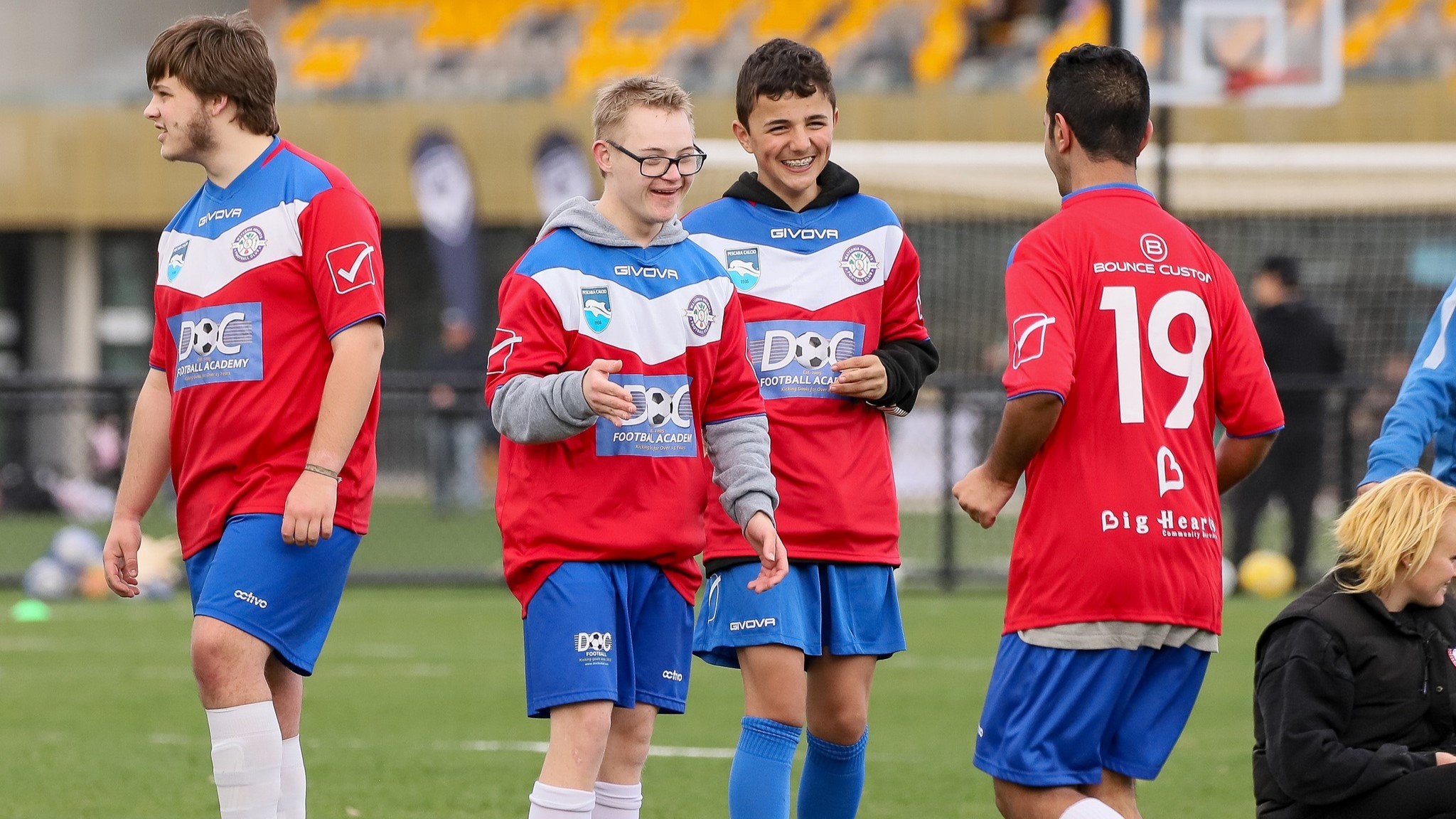 All Abilities Football Players
