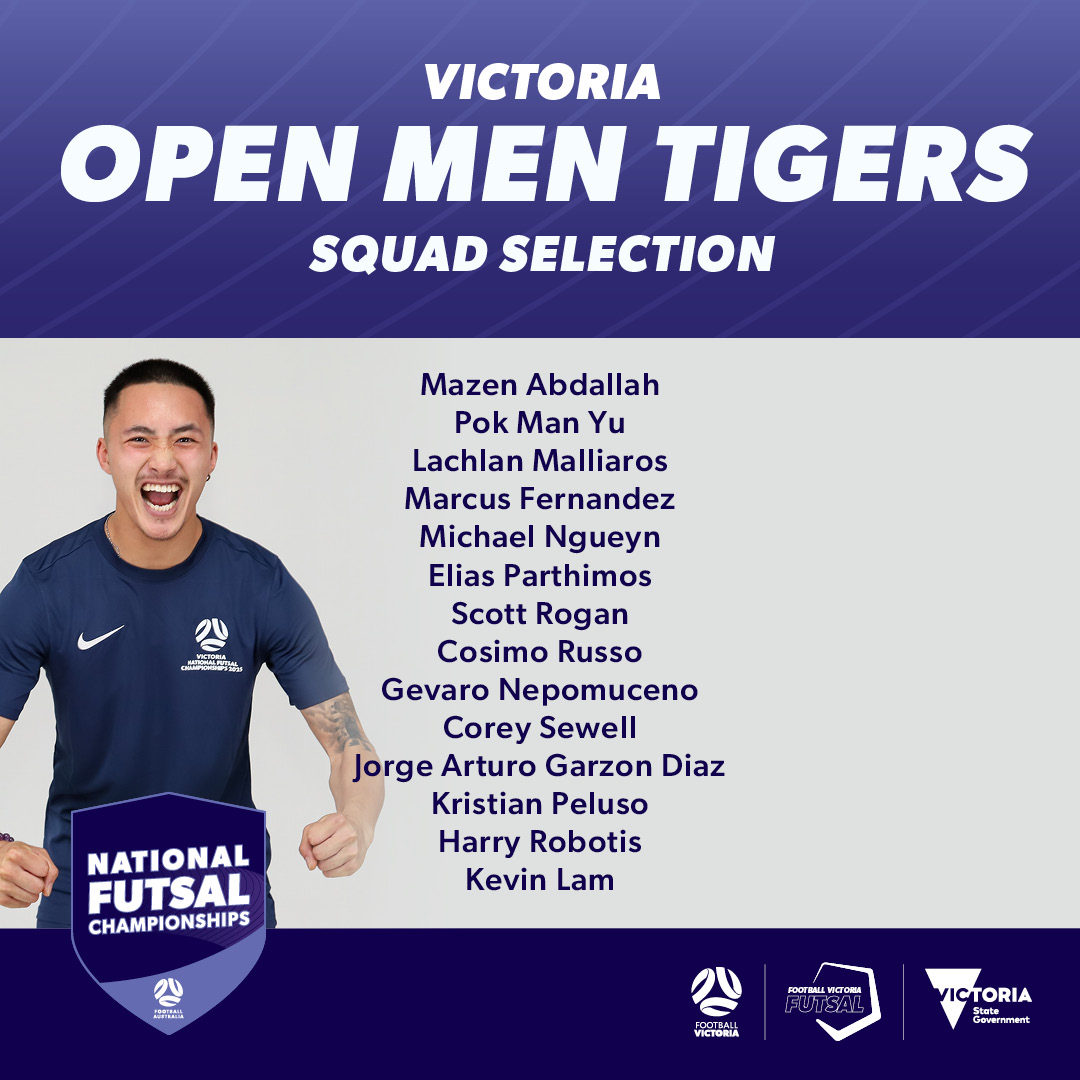 NFC25 VIC Squads Open Men Tigers