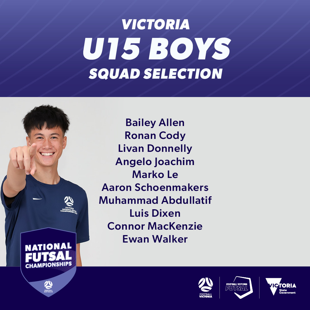 NFC25 VIC Squads U15 Boys