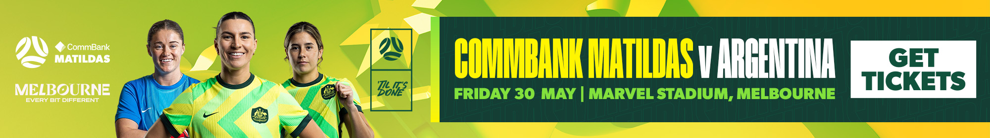 CommBank Matildas v Argentina