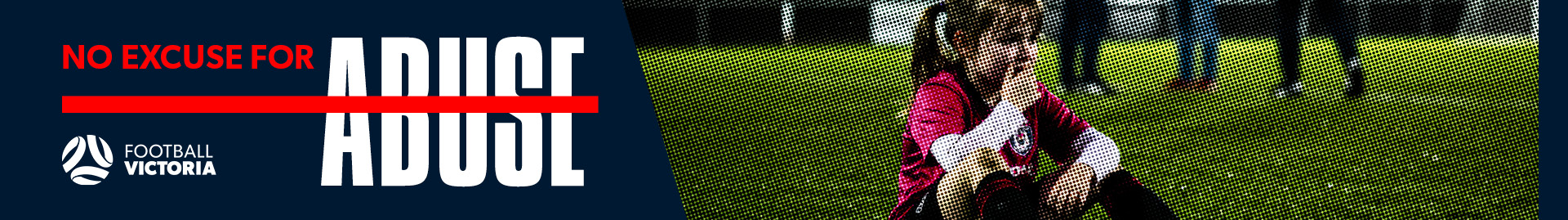 No Excuse for Abuse thin banner