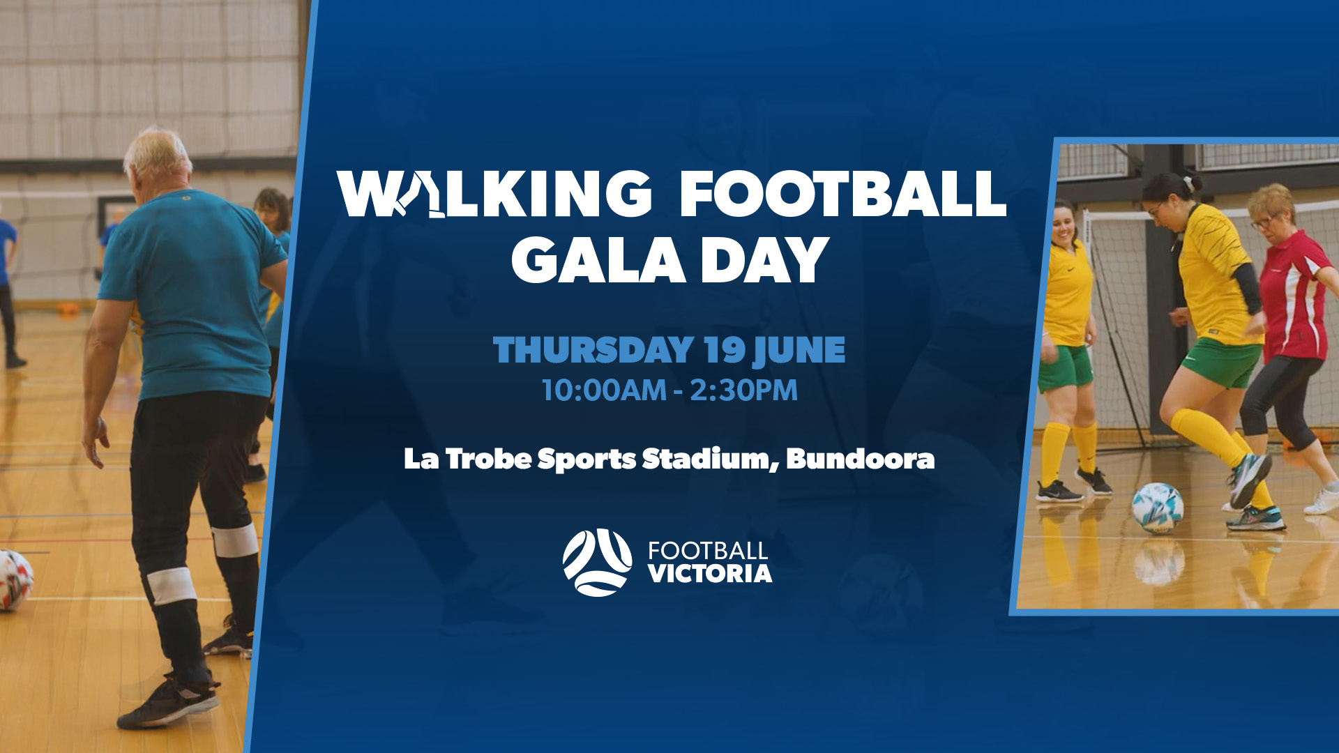 Walking Football Gala Day 19 June people playing walking football