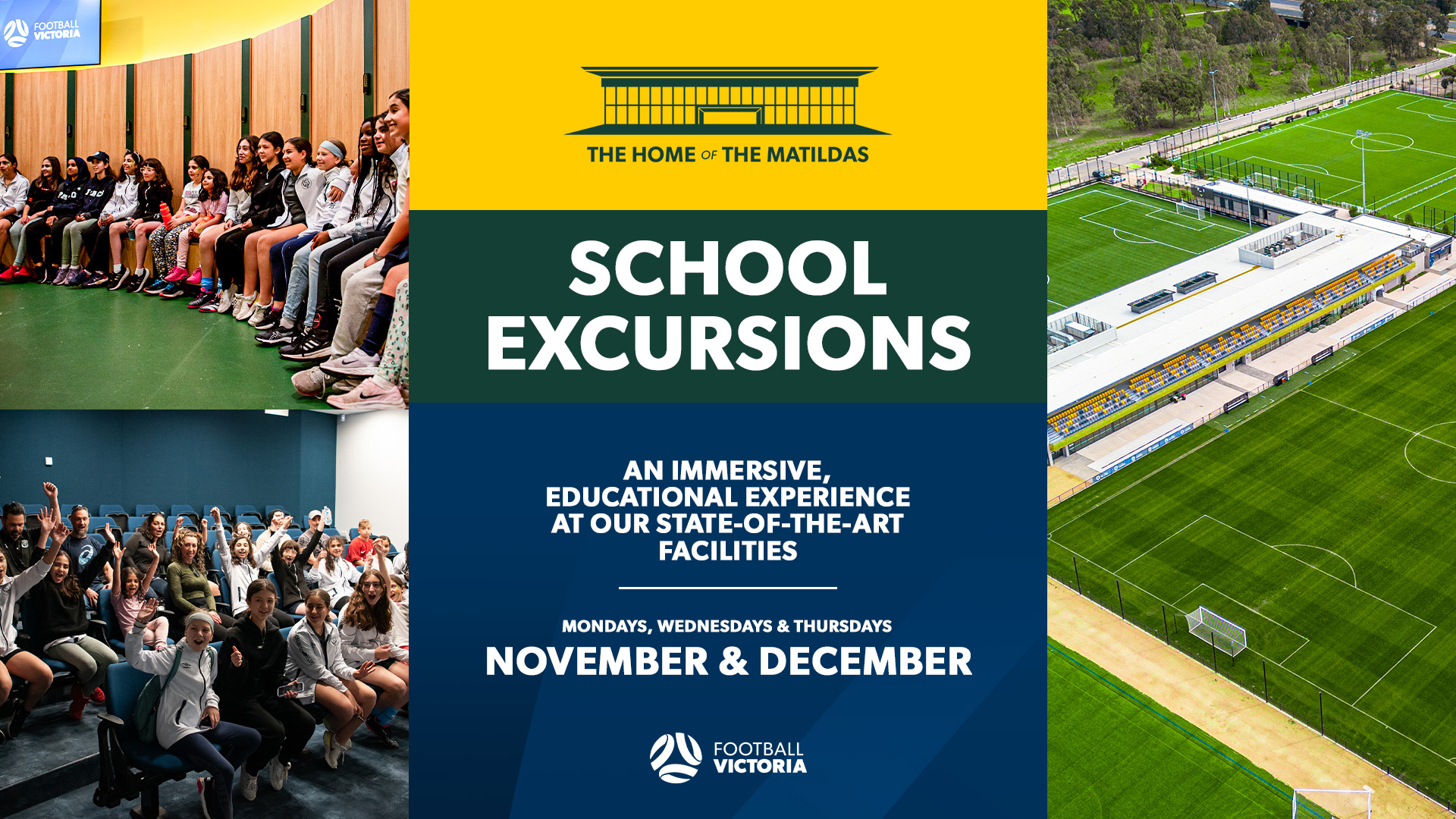 The Home of The Matildas School Excursions November & December 2025