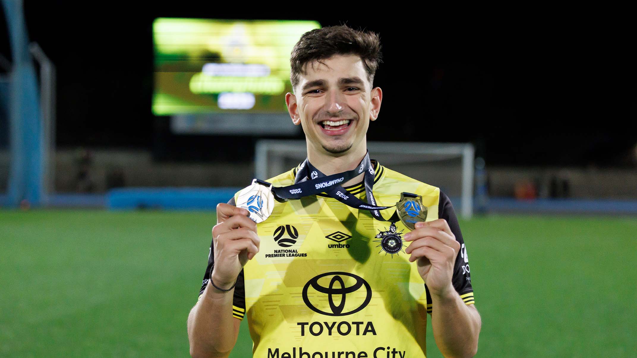 max bisetto with medals