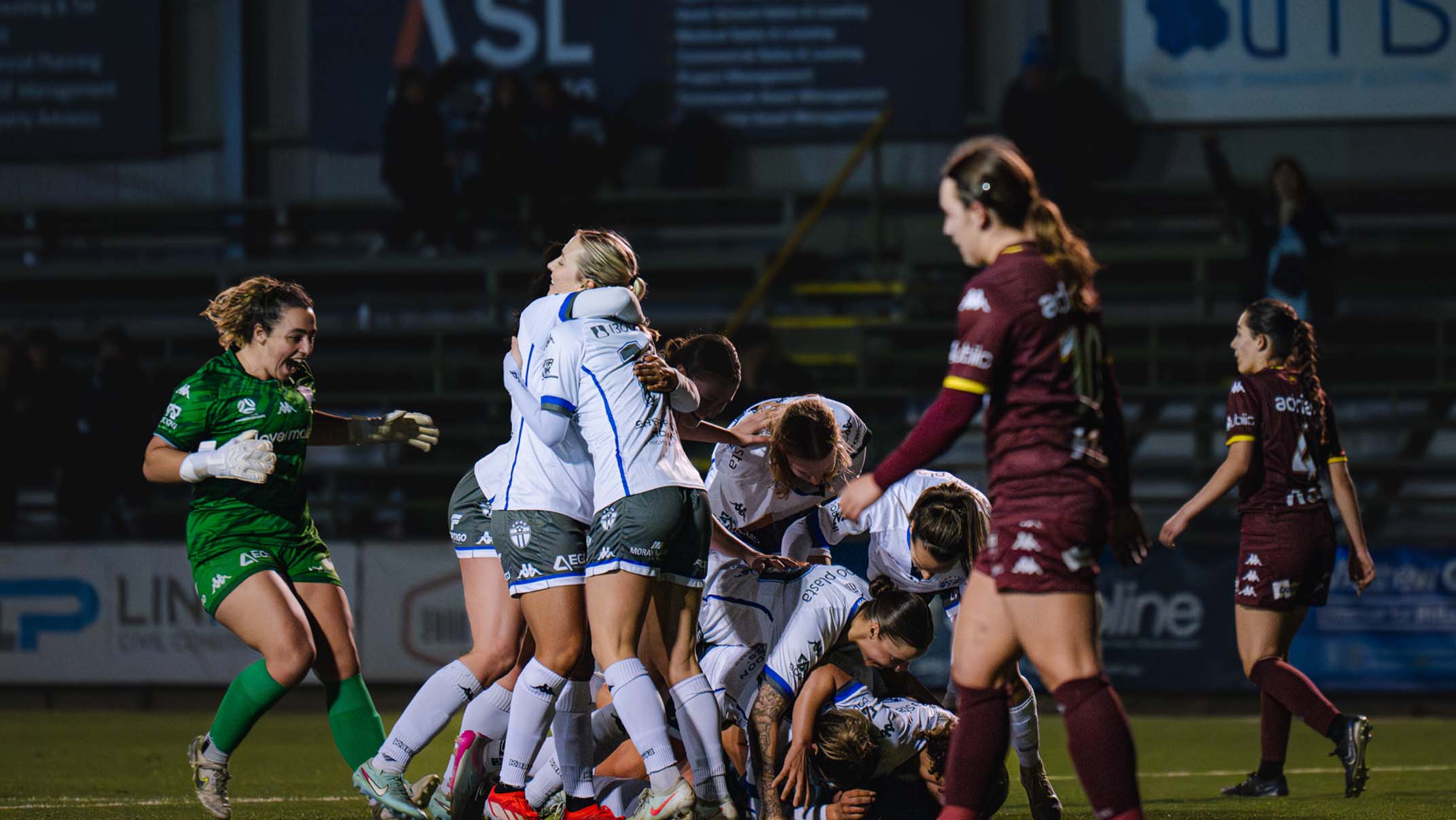 south melbourne celebrating