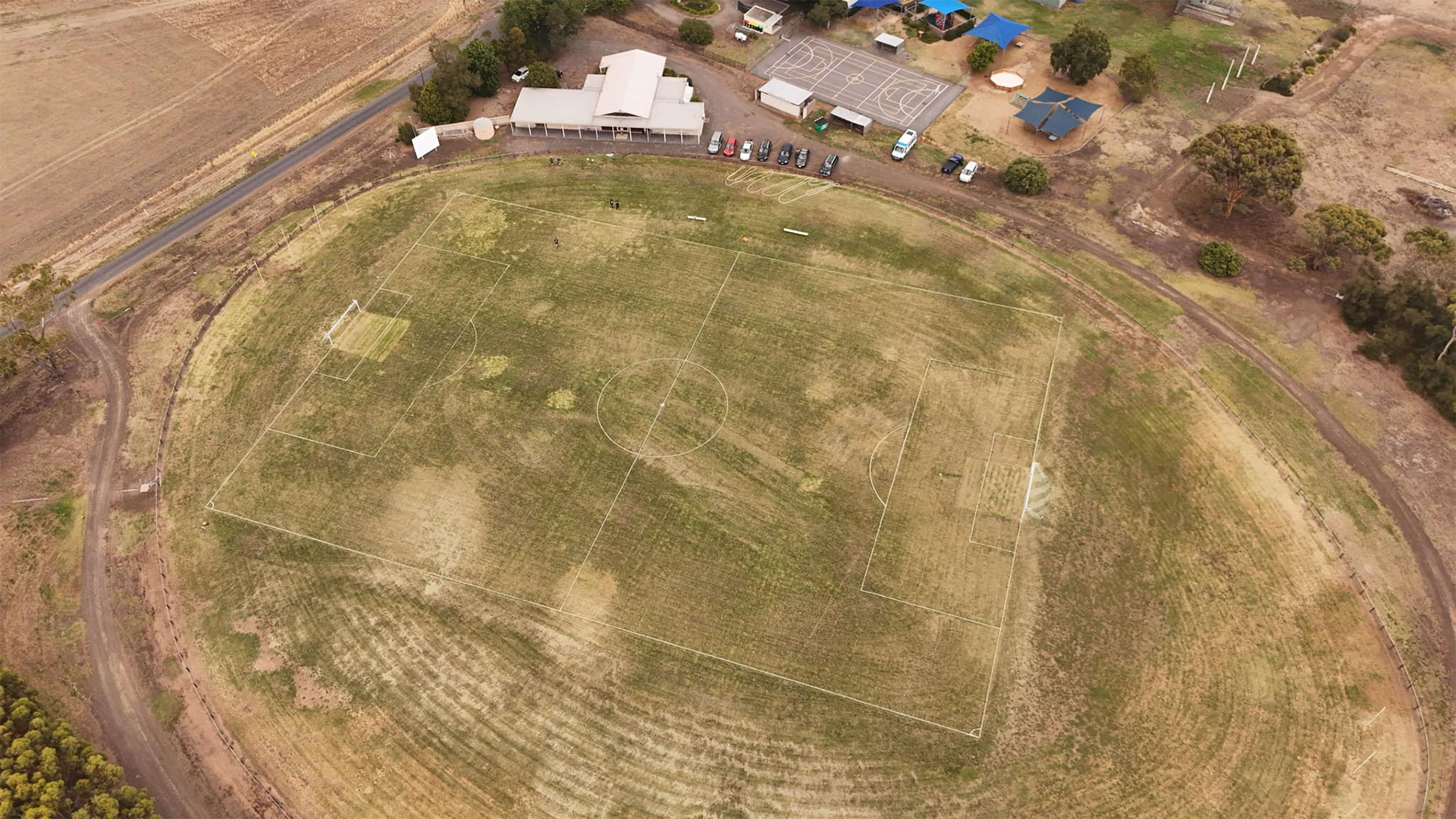 Beeac Reserve Drone Shot