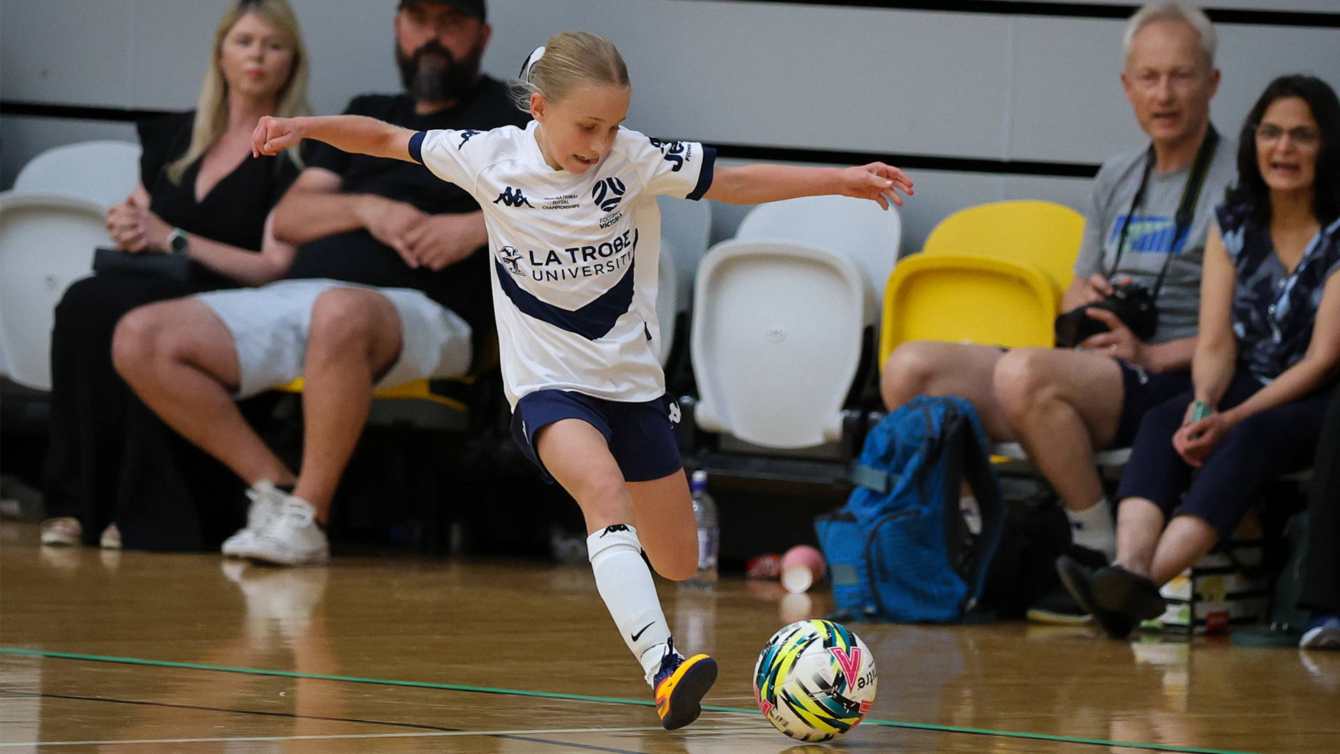 Action shot from the 2026 National Futsal Championships.