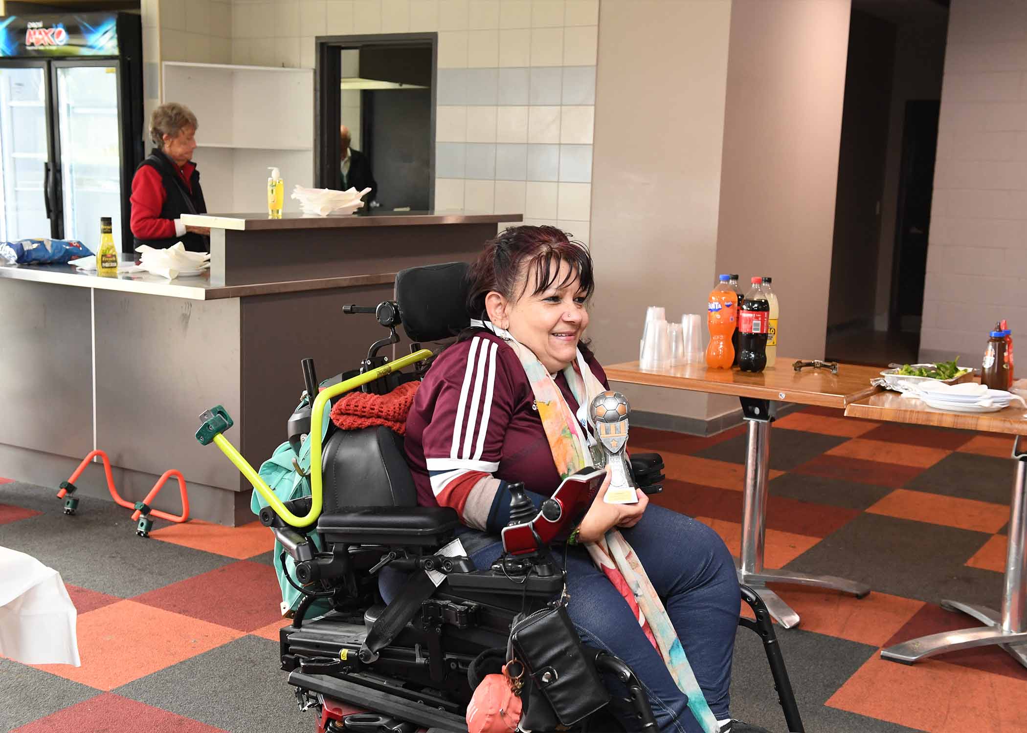 WHEELCHAIR FOOTBALLER JOE MCKENNA