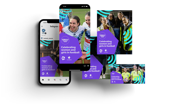 Female Football Week | Social Media Assets