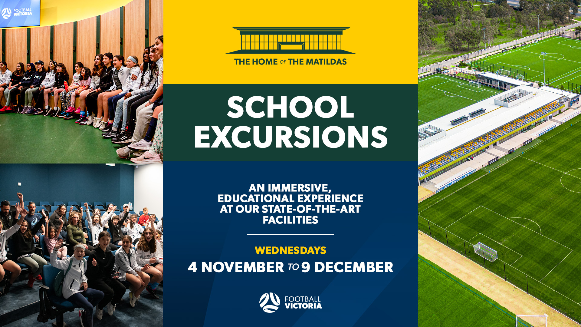 The Home of The Matildas School Excursions 2026