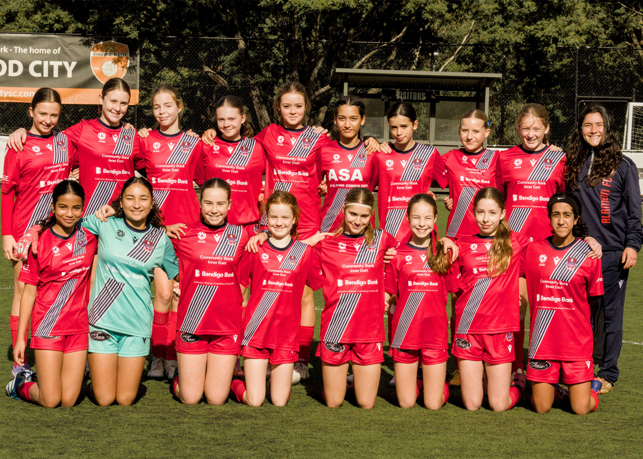 duston with junior team