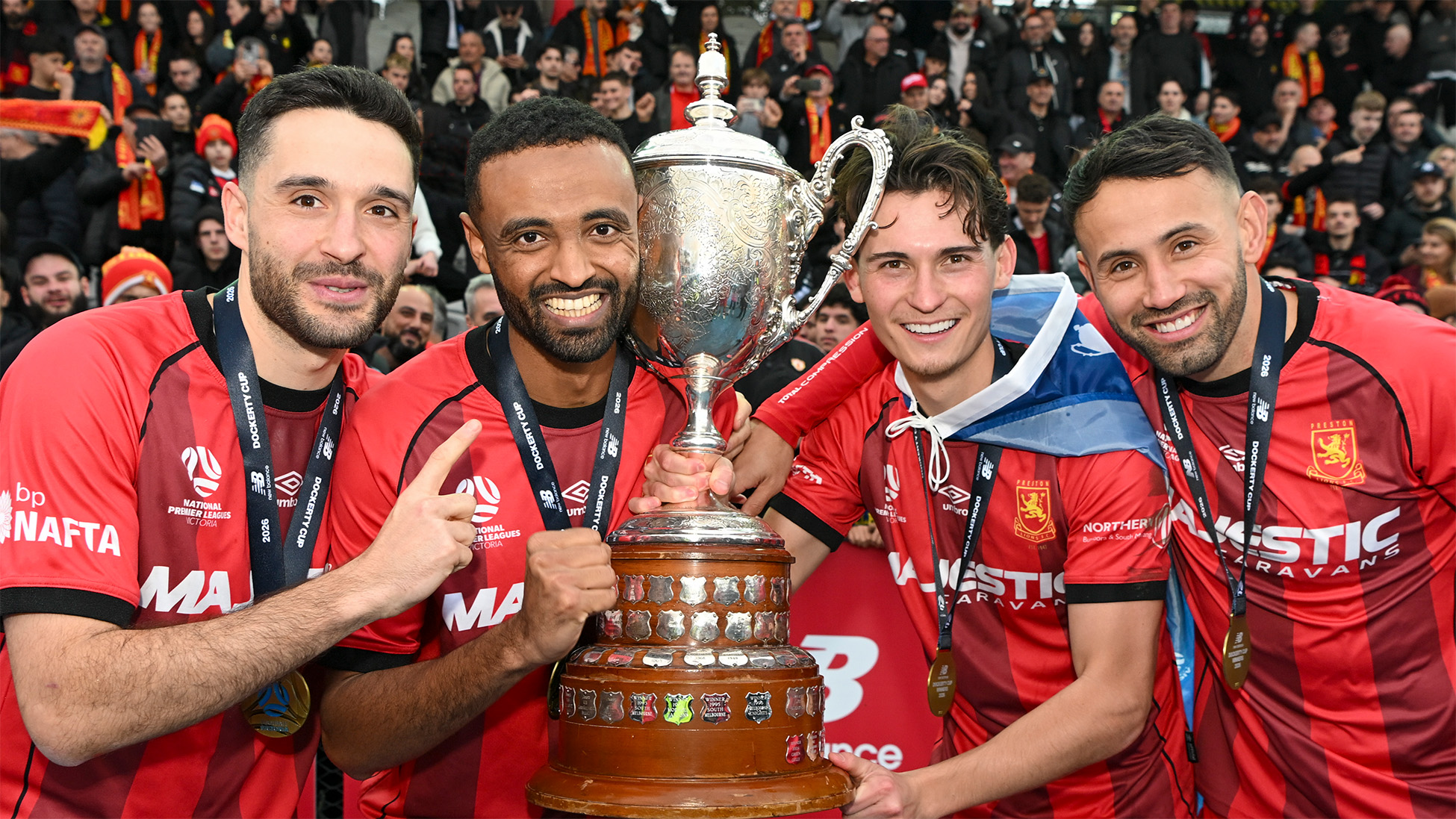 2026 New Balance Dockerty Cup Winners Preston Lions