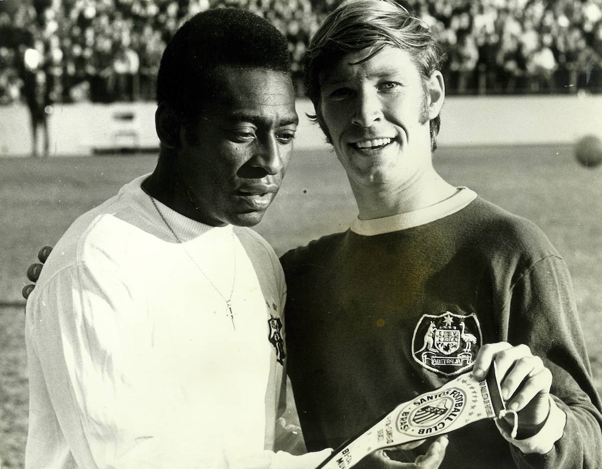 Pele and Jimmy Mackay