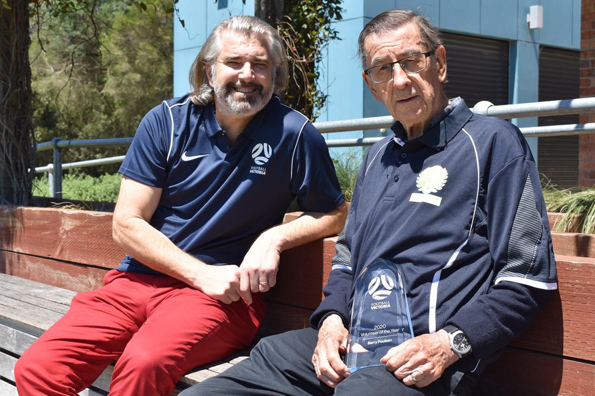 Kimon Taliadoros and Barry Poulsen