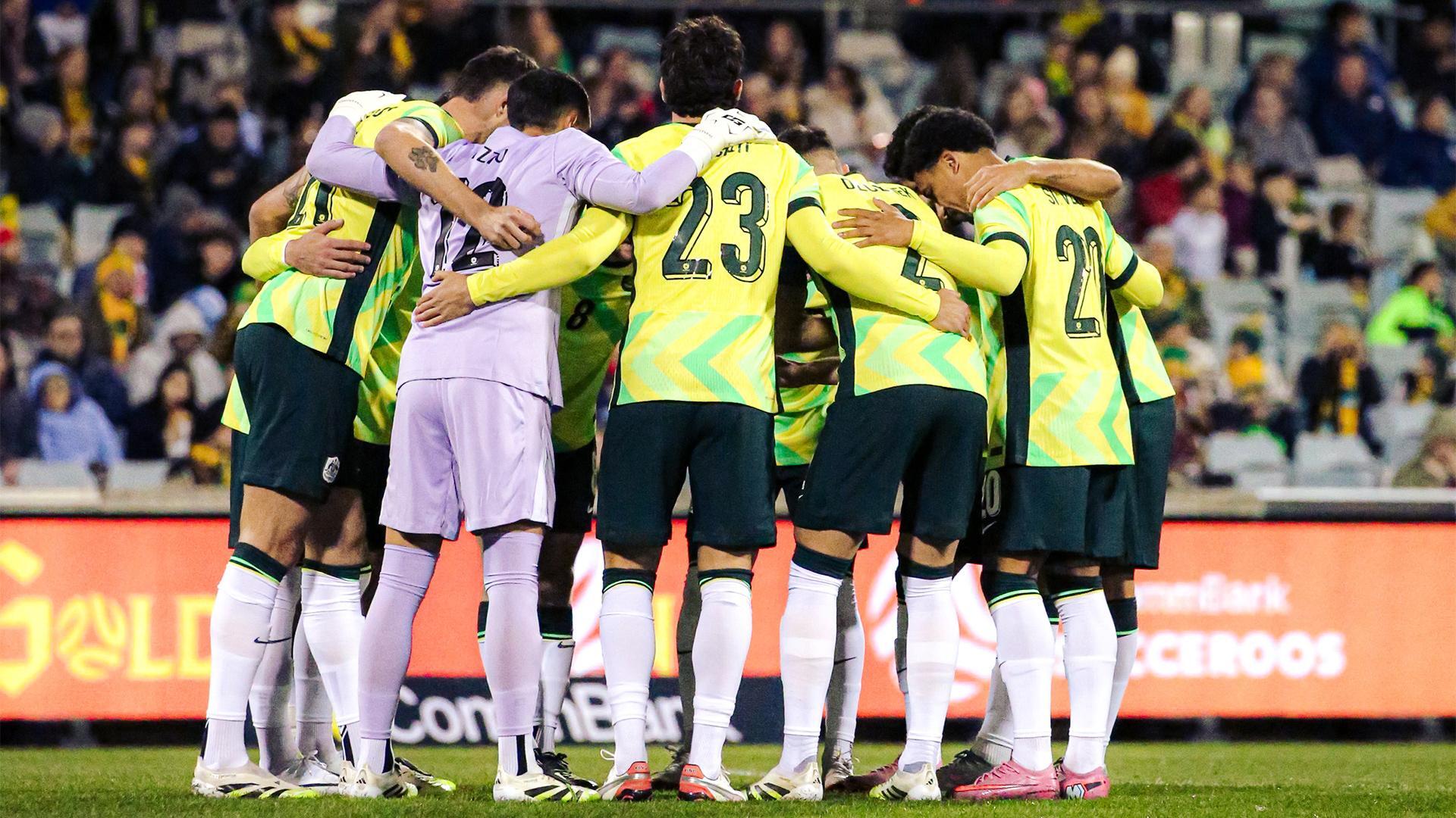 CommBank Socceroos huddle up in 2025