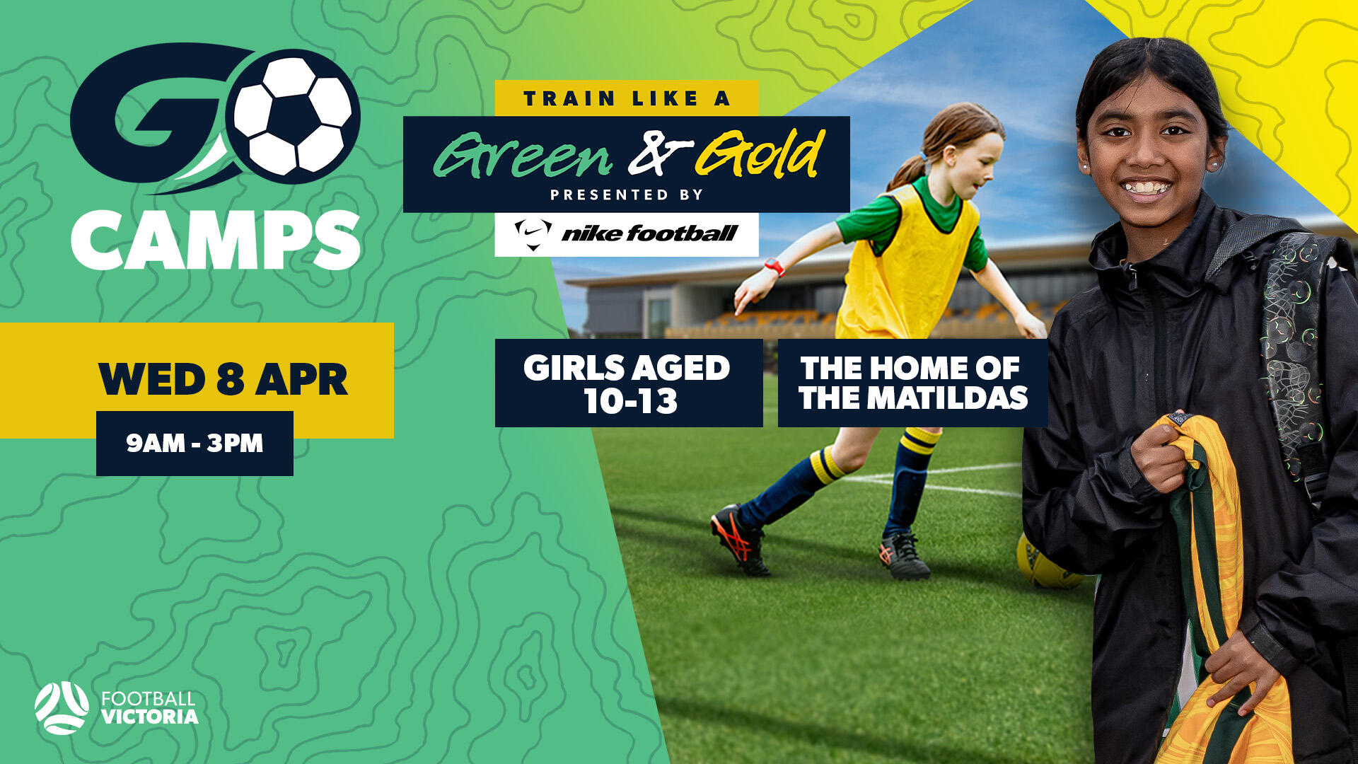 Go Camps: Train Like a Green and Gold - Wed 8 Apr 2026