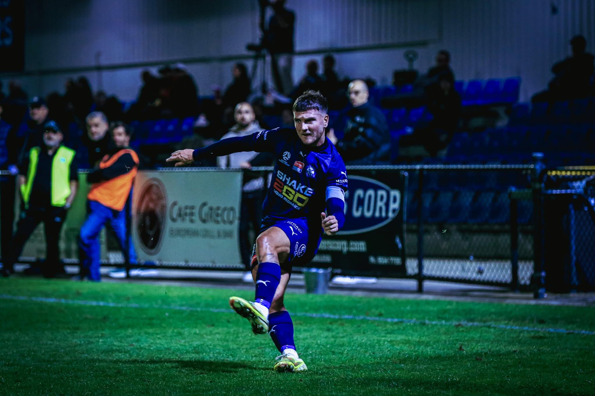 joe guest kicking the ball