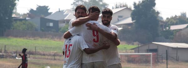 Whittlesea United celebrate a goal. Picture: The Man In The Stands