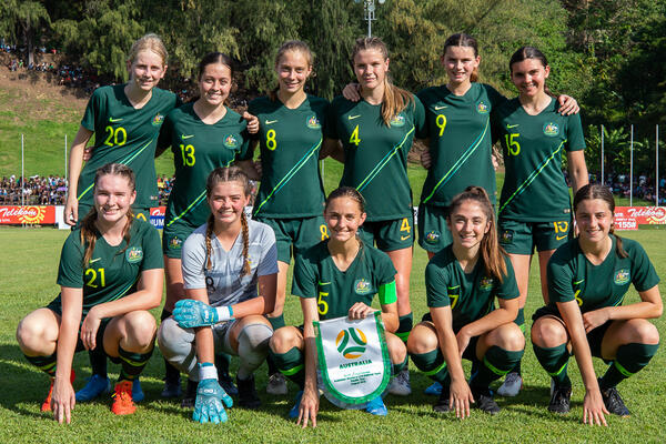 Junior Matildas. Pic courtesy of Joseph Mayers