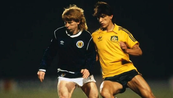 Gordon Strachan and Oscar Crino