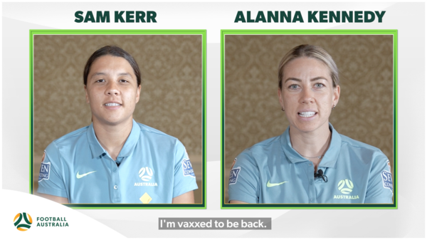 Football Australia launches '#VaxxedToBeBack' initiative in support of government vaccination campaigns