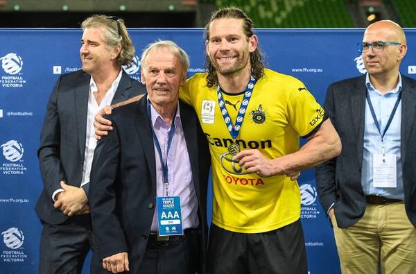 2018 Jimmy Rooney Medal winner Tom Cahill.