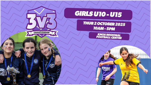 3v3 Championships Knox 2 October 2025 - 10am-5pm