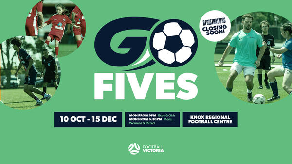 Go Fives October 2025 at Knox Regional Football Centre