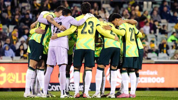 CommBank Socceroos huddle up in 2025